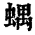 𧍪(印刷字体·清·康熙字典)