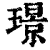 璟(印刷字体·清·康熙字典)