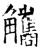 觿(石经·唐·开成石经)